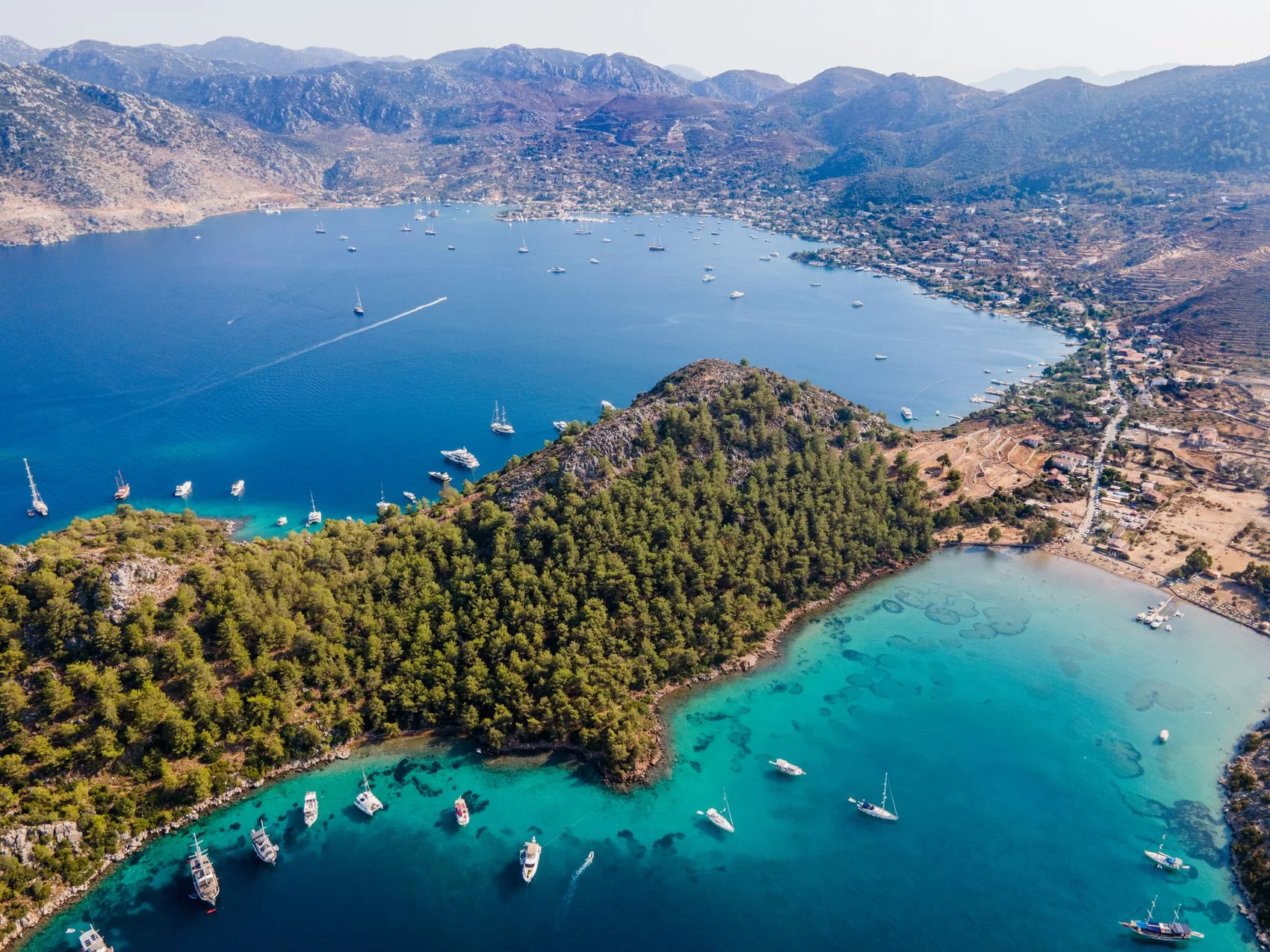 Marmaris harbor, a sheltered base for Blue Voyage gulet charters