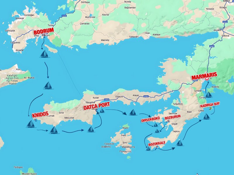 Bodrum to Marmaris one Way